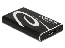Delock Externes Gehäuse SuperSpeed USB für mSATA