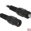 Delock Kabel DC Verlängerung 5.5 x 2.1 mm, 50 cm