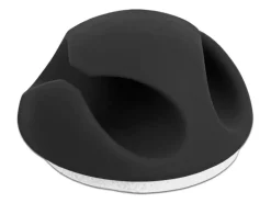 Delock Kabelhalter 20mm, für 2 Kabel, selbstklebend 10 Stück