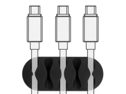 Delock Kabelhalter 66mm, für 5 Kabel, selbstklebend 6 Stück