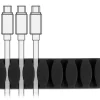 Delock Kabelhalter 82mm, für 7 Kabel, selbstklebend 6 Stück