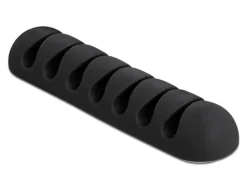 Delock Kabelhalter 82mm, für 7 Kabel, selbstklebend 6 Stück