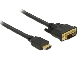 Delock Kabel HDMI – DVI, 2 m, bidirektional