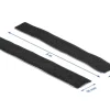 Delock Klettband-Rolle 5m x 25 mm Haft und Flauschband Schwarz