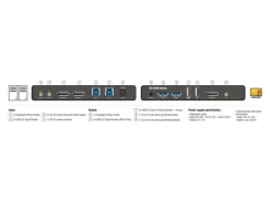 Delock KVM Switch DisplayPort 1.4 8K 60 Hz