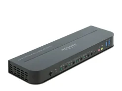 Delock KVM Switch 4 Port HDMI mit USB 3.0 und Audio 4k 60Hz