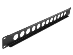 Delock Patchpanel D-Typ 12 Port, 19" Rack
