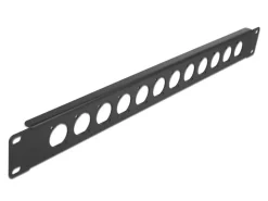 Delock Patchpanel D-Typ 12 Port, 19" Rack