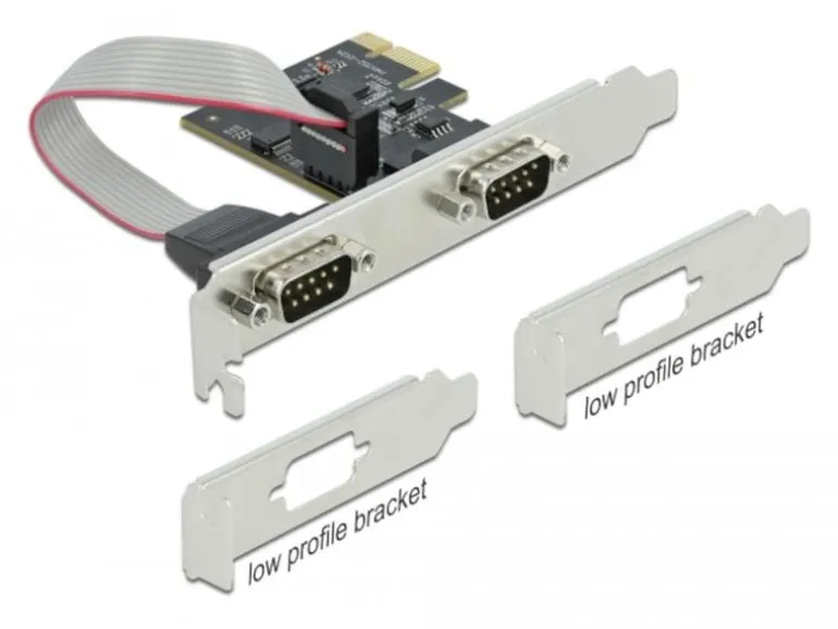 Delock PCI-Express-Karte 90001 2x Seriell / RS-232