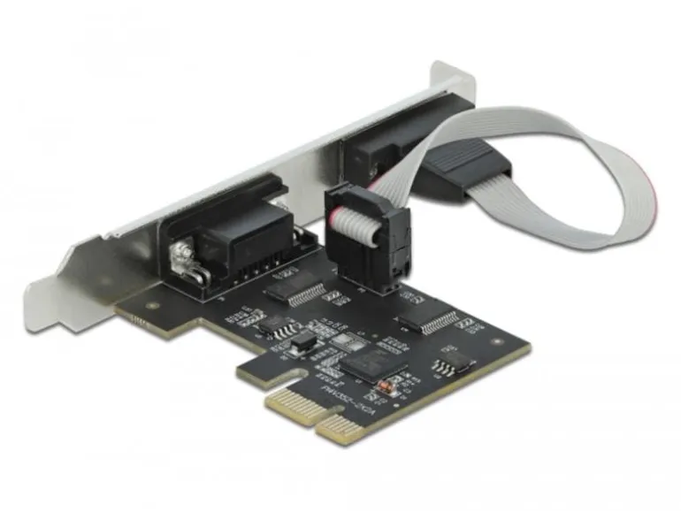 Delock PCI-Express-Karte 90001 2x Seriell / RS-232