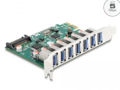Delock PCI-Express-Karte zu 7x USB A 3.0