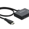 Delock 2-Port Signalsplitter HDMI- 2x HDMI 4K 60 Hz