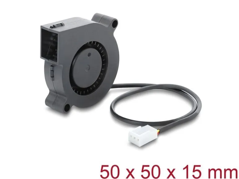 Delock Radiallüfter 12 V 50 x 50 x 15 mm
