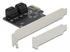 Delock SATA-Controller 4 Port SATA PCI Express x1 Karte LED-Anzeige