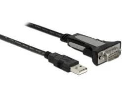Delock Serial-Adapter USB-A zu RS-232 DB9, 3m