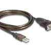 Delock Serial-Adapter 62645 USB Typ-A  zu RS-232 mit Muttern