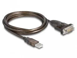 Delock Serial-Adapter 62645 USB Typ-A zu RS-232 mit Muttern
