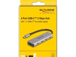 Delock USB-Hub 4x USB C 5Gbps