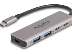 Delock USB-Hub 2x USB C 5Gbps/2x USB A 5Gbps