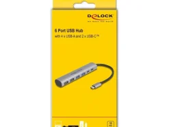 Delock USB-Hub 2x USB 3.1 Typ-C/1x 3.1 USB Type-A/1x USB 2.0 Type-A