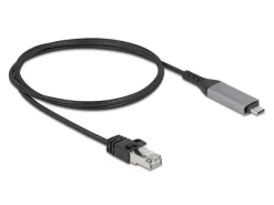 Delock USB LAN Kabel Kabelgebunden/LAN (RJ45)/USB Typ-C