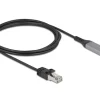 Delock USB LAN Kabel Kabelgebunden/LAN (RJ45)/USB Typ-C