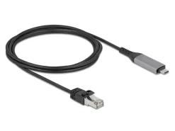Delock USB LAN Kabel Kabelgebunden/LAN (RJ45)/USB Typ-C