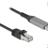 Delock USB LAN Kabel Kabelgebunden/LAN (RJ45)/USB Typ-A