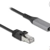 Delock USB LAN Kabel Kabelgebunden/LAN (RJ45)/USB Typ-C