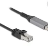 Delock USB LAN Kabel Kabelgebunden/LAN (RJ45)/USB Typ-A