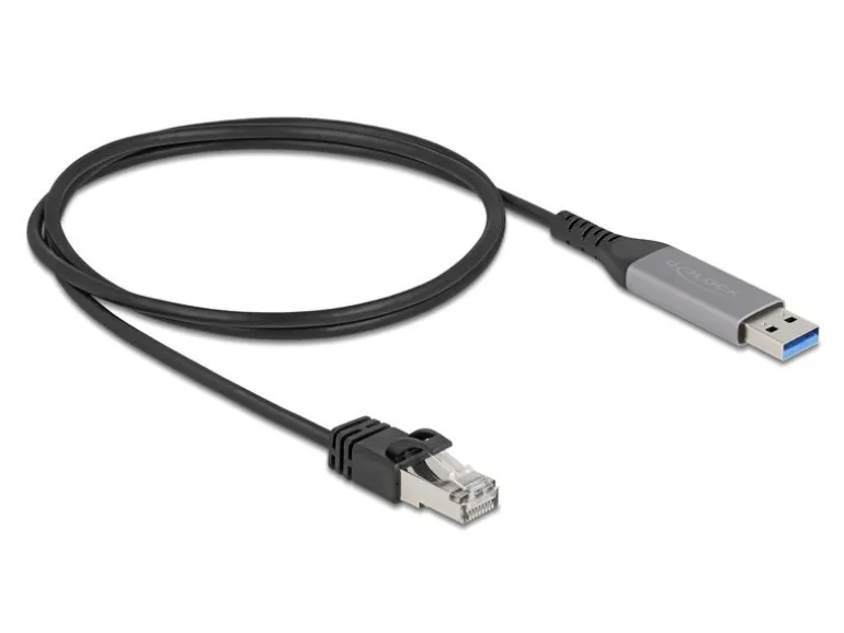 Delock USB LAN Kabel Kabelgebunden/LAN (RJ45)/USB Typ-A