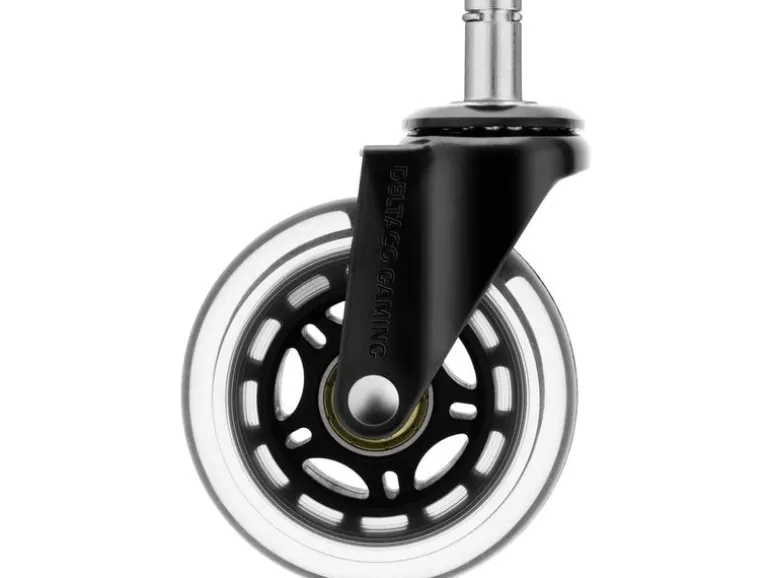 DELTACO Ersatzrollen Casters Schwarz