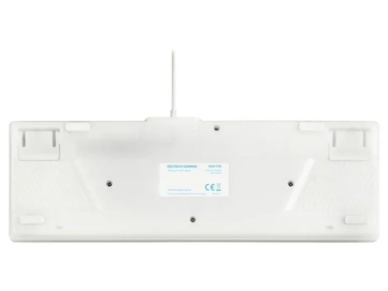DELTACO Gaming-Tastatur GAM-158-W RGB Weiss