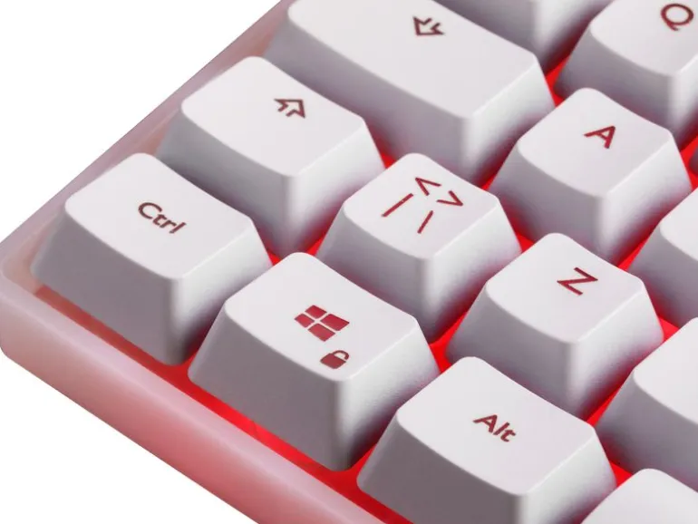 DELTACO Gaming-Tastatur GAM-158-W RGB Weiss