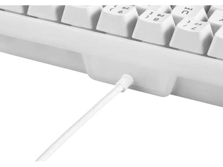DELTACO Gaming-Tastatur GAM-158-W RGB Weiss