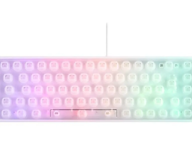DELTACO Gaming-Tastatur GAM-158-W RGB Weiss