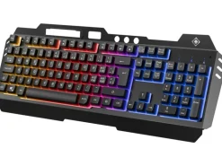 DELTACO Gaming-Tastatur Set GAM-113 V2 3-in-1 RGB Schwarz
