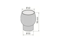diaqua® Zahnputzbecher Durchscheinend