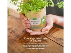 Die Stadtgärtner Anzuchtset Möhrchen aus dem Becher