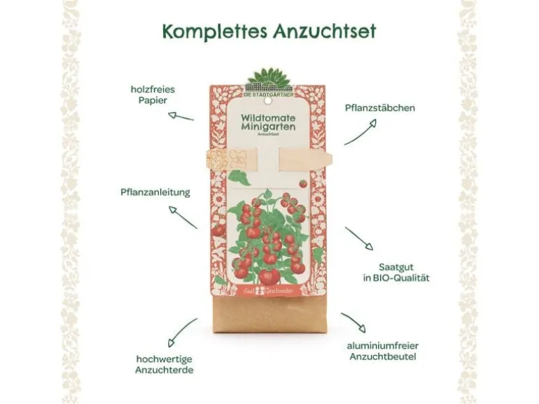 Die Stadtgärtner Anzuchtset Wildtomate