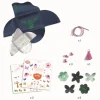 DJECO Bastelset Handtäschchen und Portemonnaie, Kunstleder