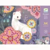 DJECO Bastelset Mosaik Unterholz Moosgummi-Sticker