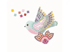 DJECO Bastelset Mosaik Unterholz Moosgummi-Sticker