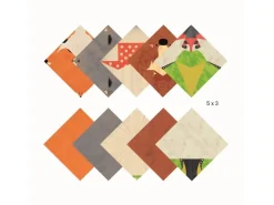 DJECO Bastelset Origami Waldtiere, Papierkunst, 24 Tiere