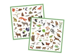 DJECO Bastelset Tierwelt 160 Sticker