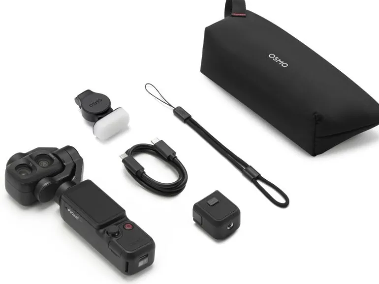 DJI Actionkamera Pocket 4P Dual-Objektiv, 1-Zoll-CMOS-Sensor