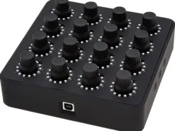 DJ Techtools Midi Fighter Twister 16 Push-Encoder, schwarz