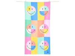 Dock & Bay Badetuch Smiley XL, Mehrfarbig