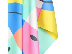 Dock & Bay Badetuch Smiley XL, Mehrfarbig
