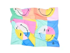 Dock & Bay Badetuch Smiley XL, Mehrfarbig